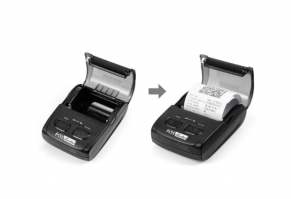 Портативный принтер чеков 58мм с блютуз для РРО фискализации Checkbox, COTA